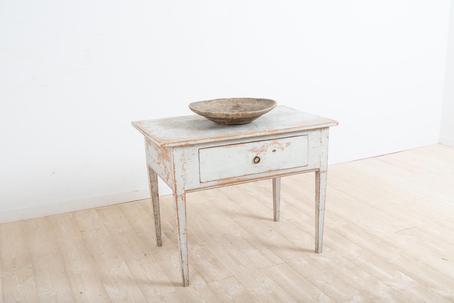 Hand-Crafted Late 18th Century Swedish Provincial Gustavian Side Table