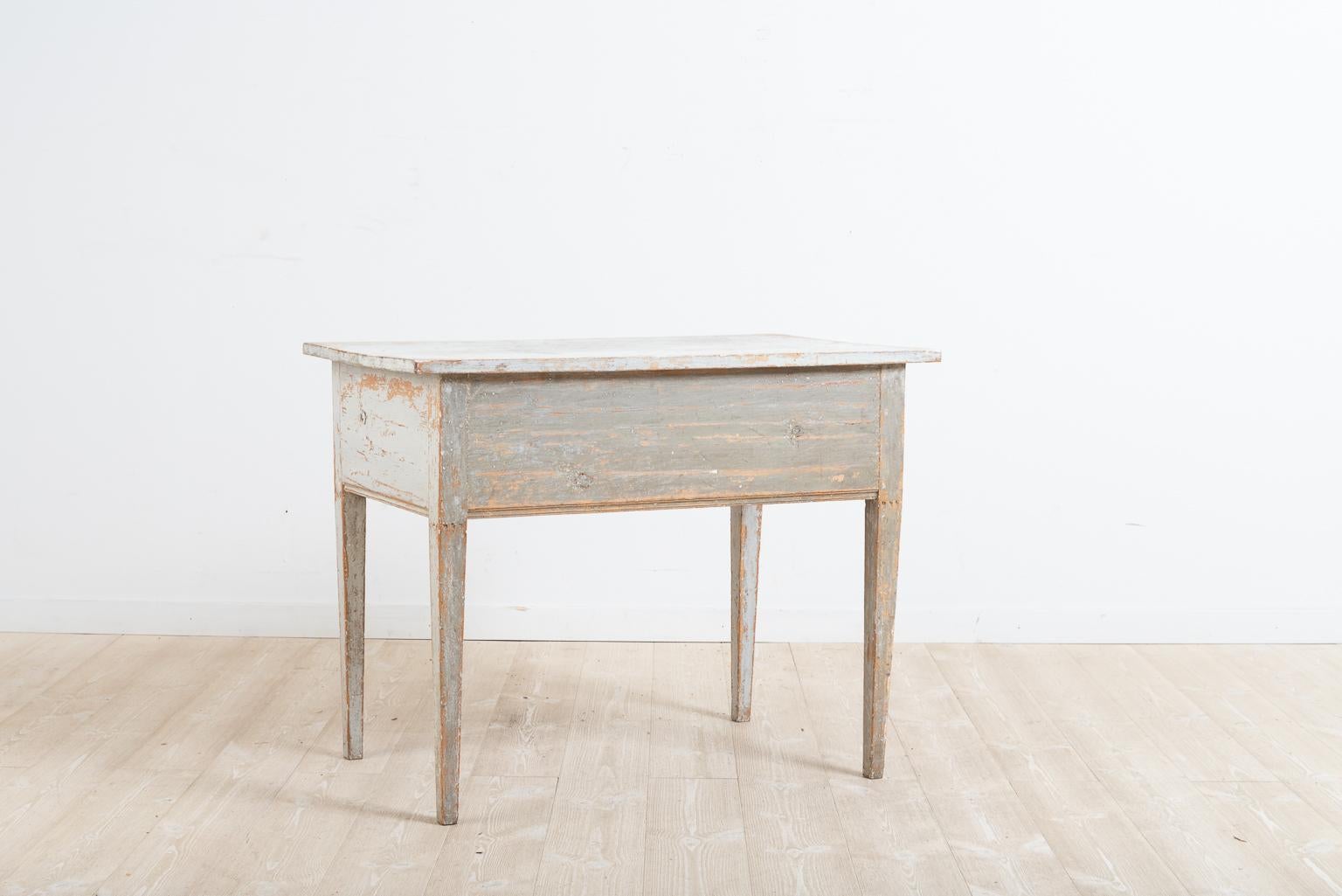 Late 18th Century Swedish Provincial Gustavian Side Table 1