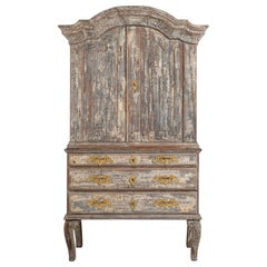Late 18th Century Swedish Rococo Cabinet