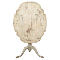 Table pliante rococo suédoise de la fin du XVIIIe siècle