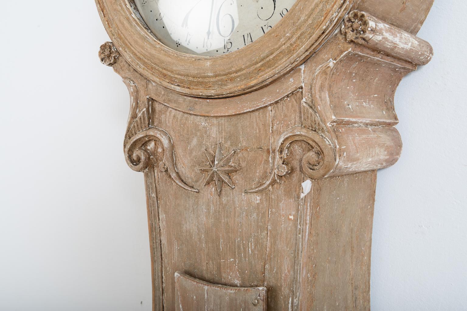 Late 18th Century Swedish Rococo Long Case Clock from Fryksdalen 3