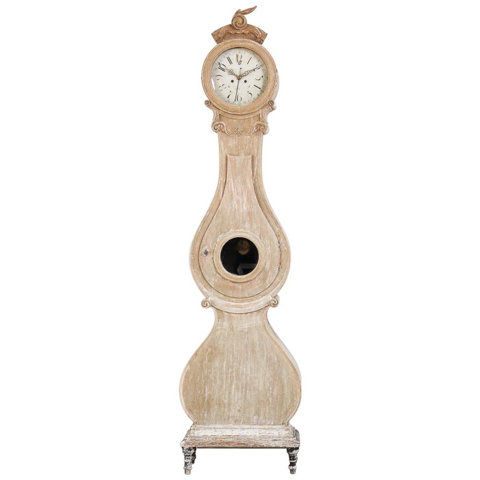 Late 18th Century Swedish Rococo Long Case Clock from Fryksdalen