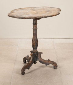 Late 18th Century Swedish Rococo Table in Original Paint