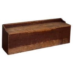 Late 18th century Swedish storage bench 146cm x 75.6 x H48.4cm unique patina
