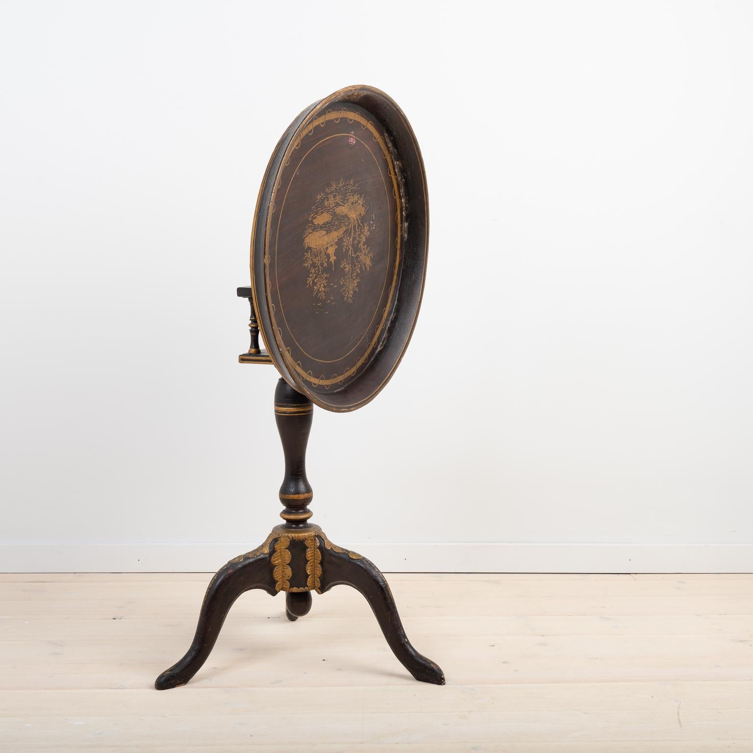 Late 18th Century Swedish Tray Table For Sale 1