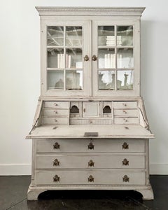 Secretaria sueca de dos cuerpos de finales del siglo XVIII, circa 1780