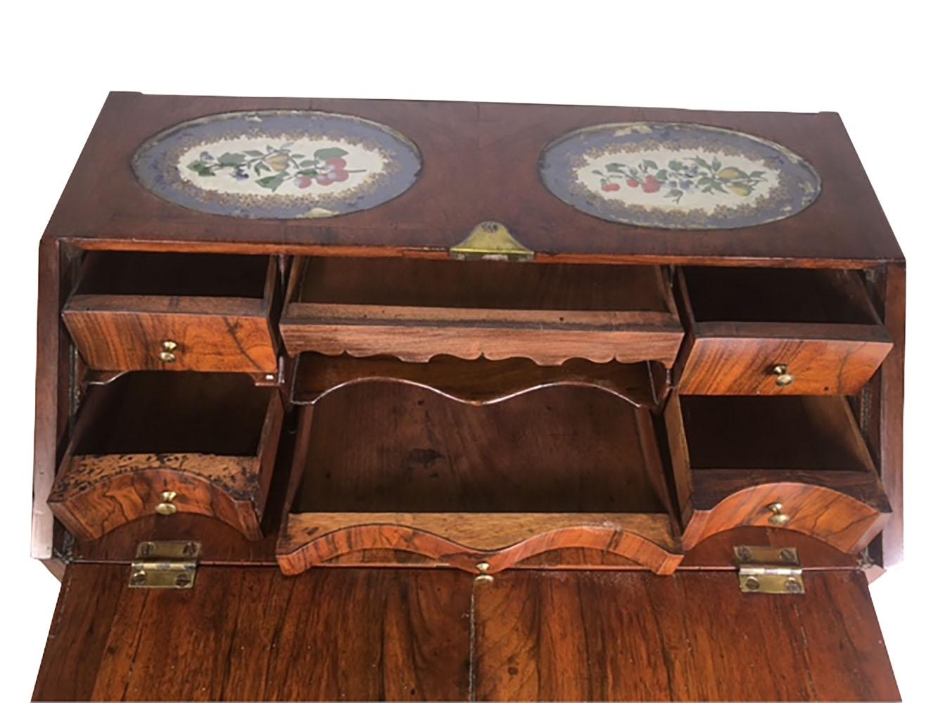 Hand-Painted Late 18th Century Table Top Writing Desk For Sale