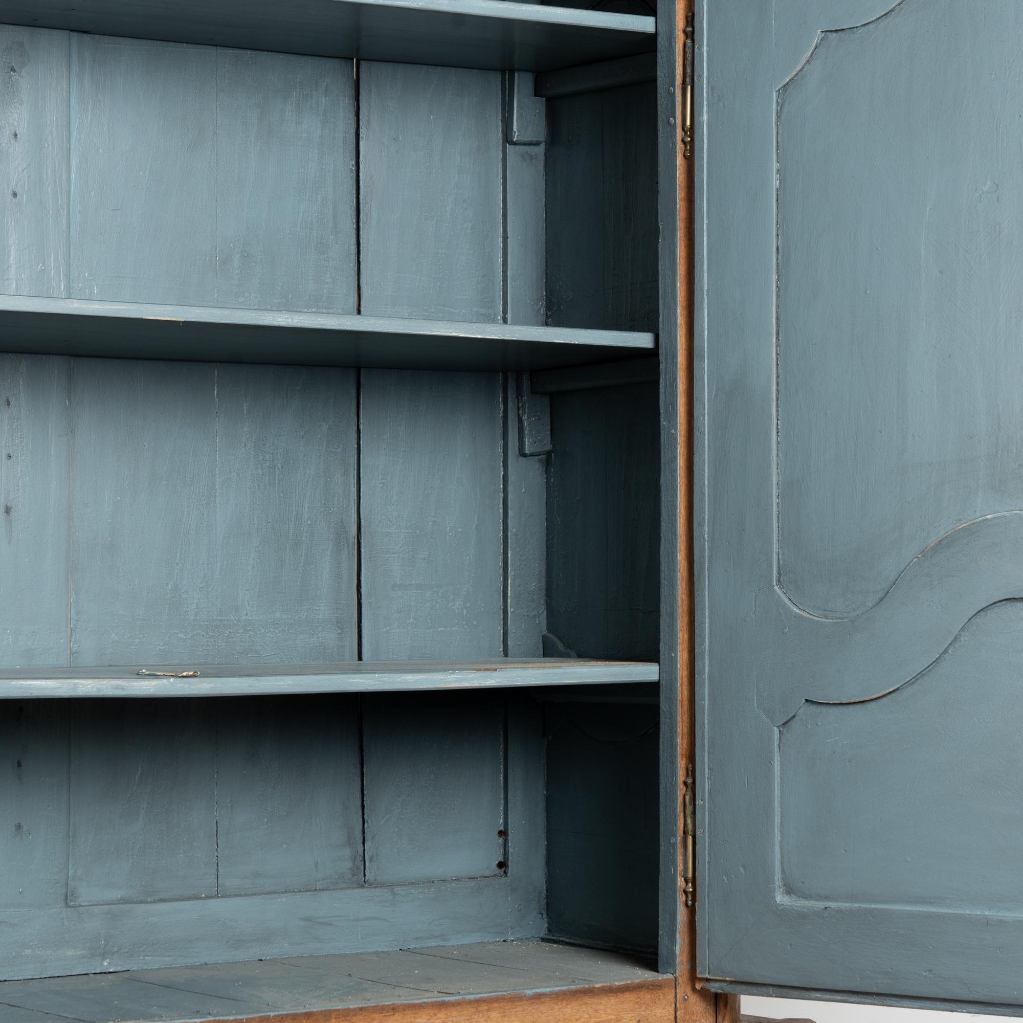 Late 18th Century Tall French Oak Cabinet 