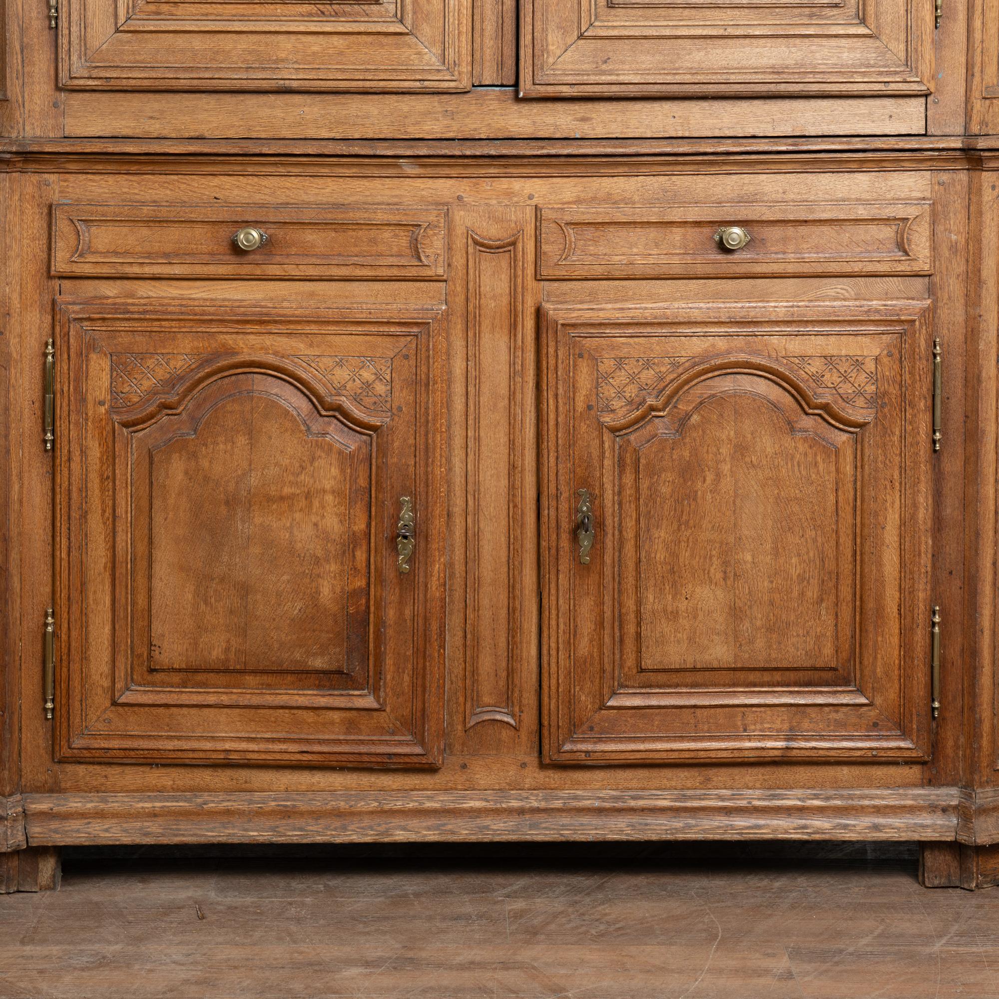 Late 18th Century Tall French Oak Cabinet 