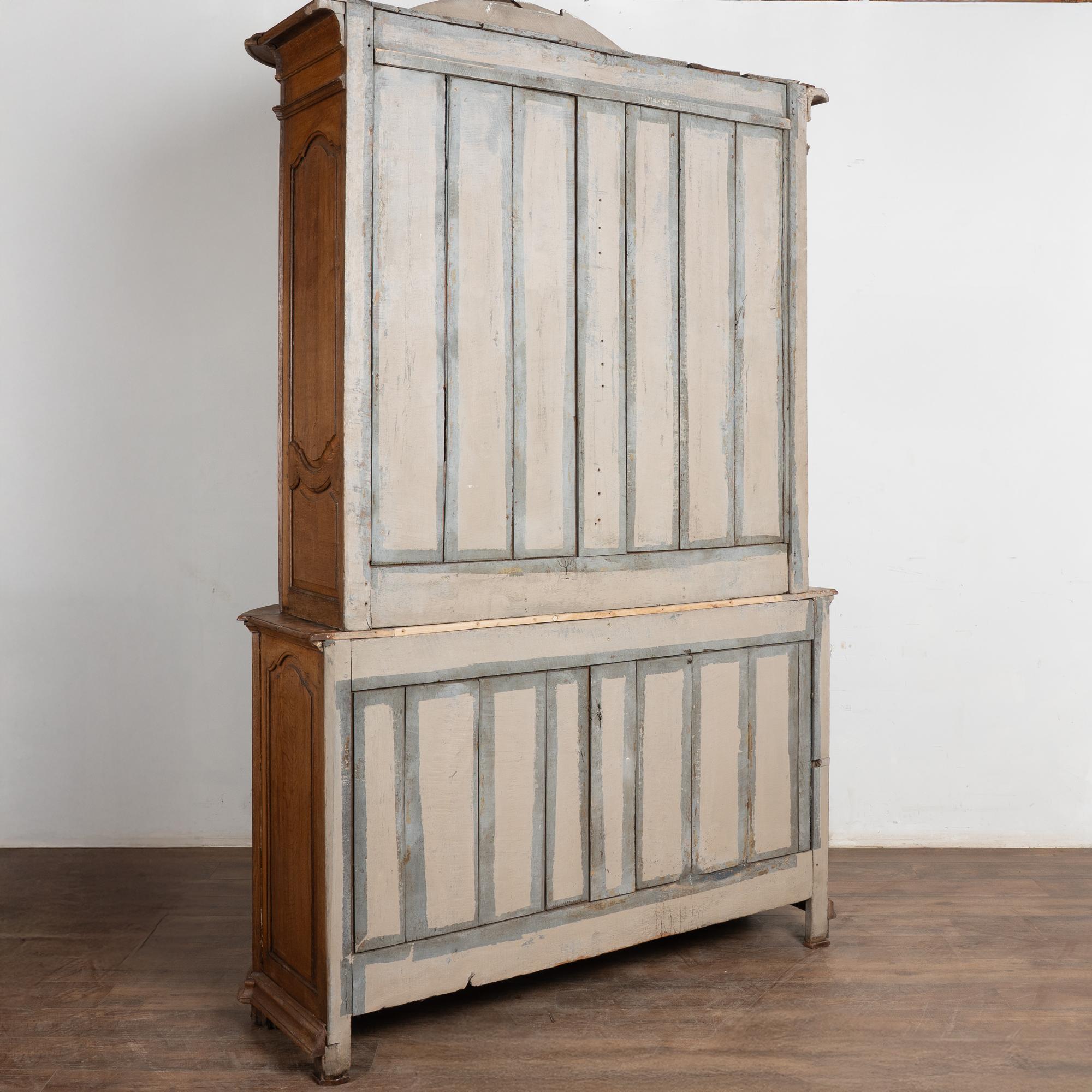 Late 18th Century Tall French Oak Cabinet 