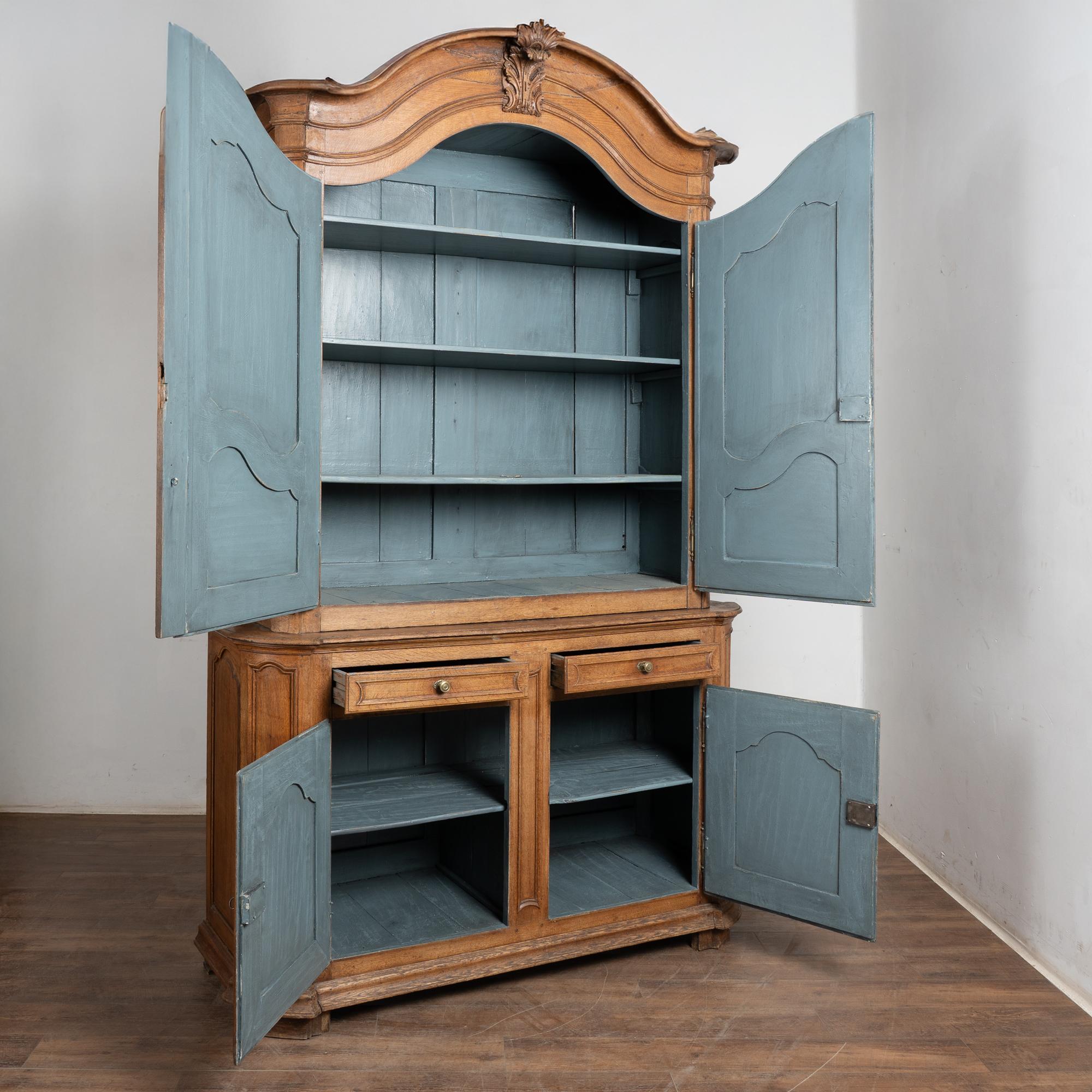 Late 18th Century Tall French Oak Cabinet 