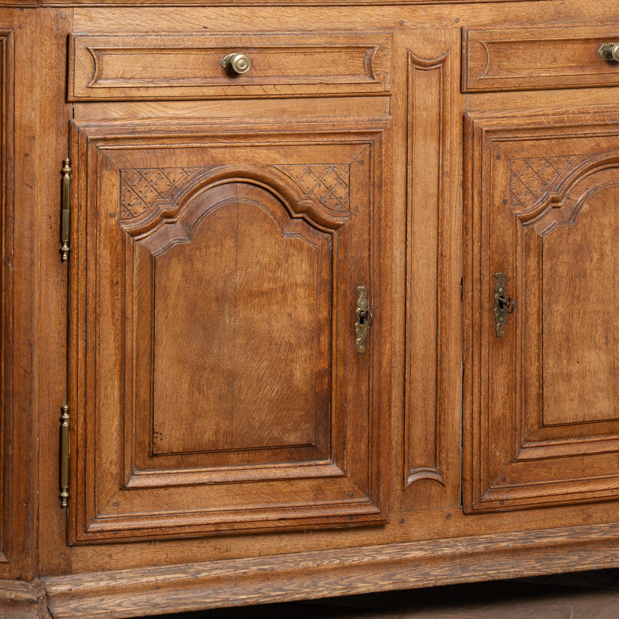 Late 18th Century Tall French Oak Cabinet 
