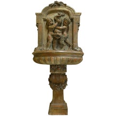 Late 18th Century Terracotta Decorative Fountain