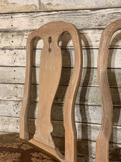 Sillas de transición de finales del siglo XVIII en color original