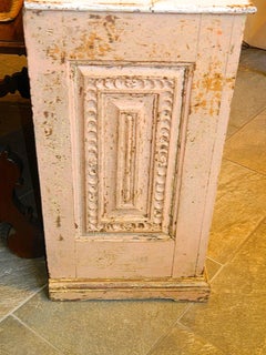 Late 18th Century Two-Door Carved and Painted Portuguese Credenza