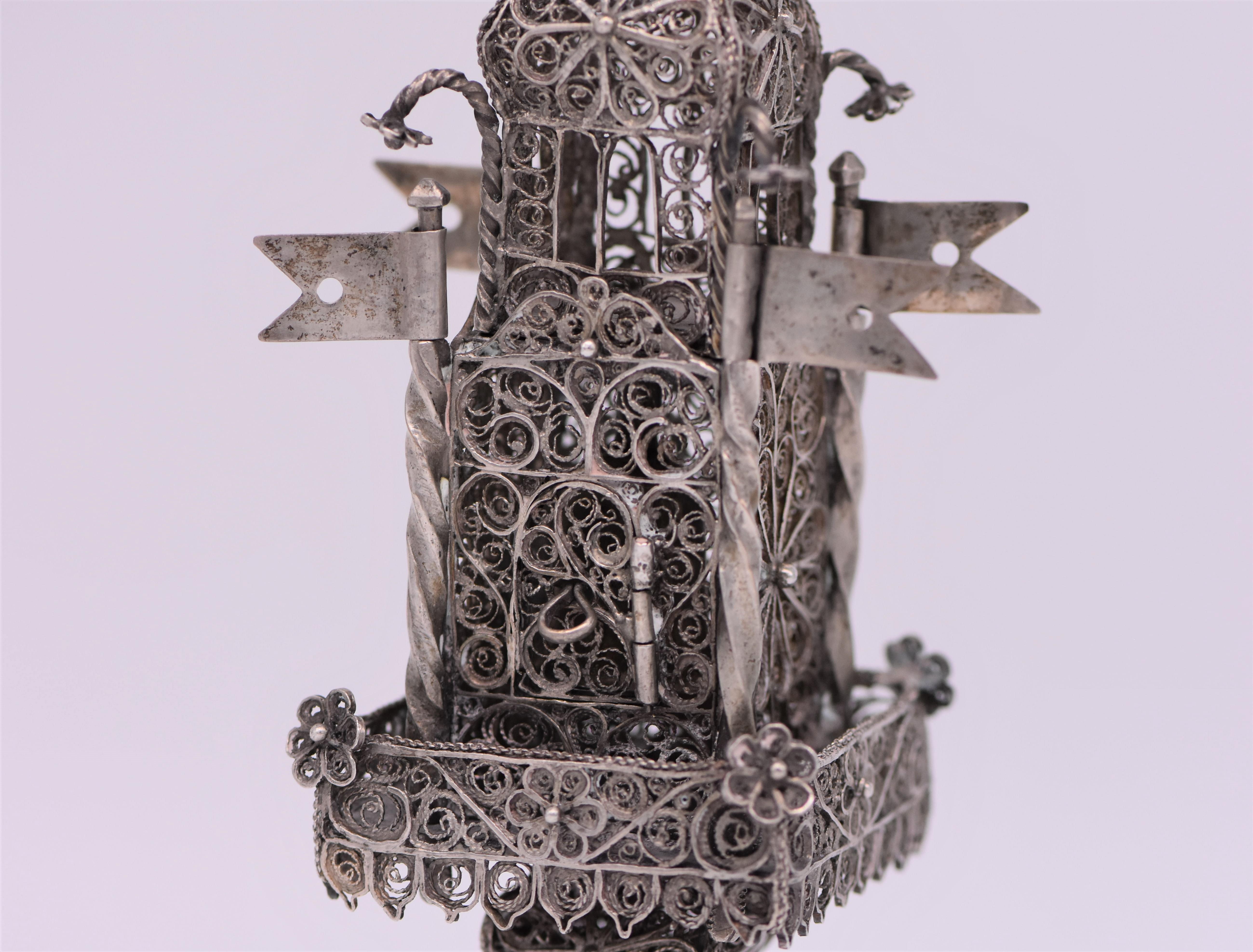 Late 18th Century Ukrainian Silver Spice Tower 1
