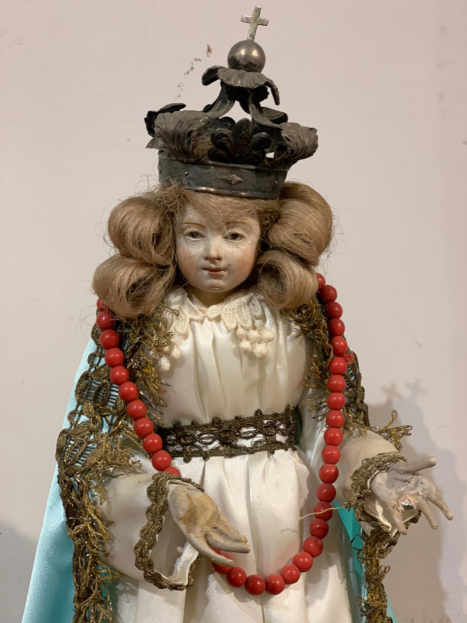 Italian Late 18th Century, Votive Madonna For Sale
