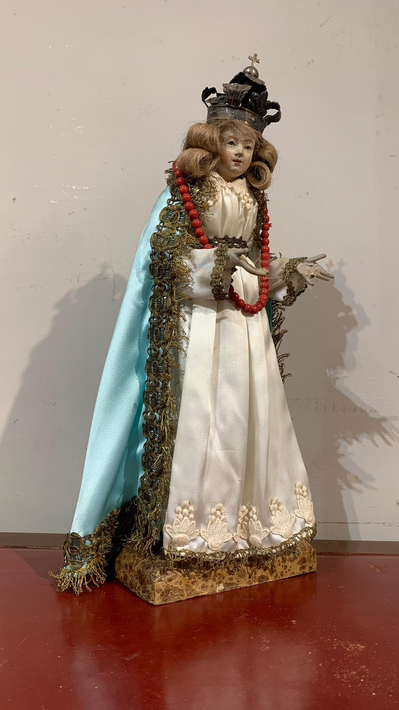 Argent Fin du XVIIIe siècle, Vierge votive en vente