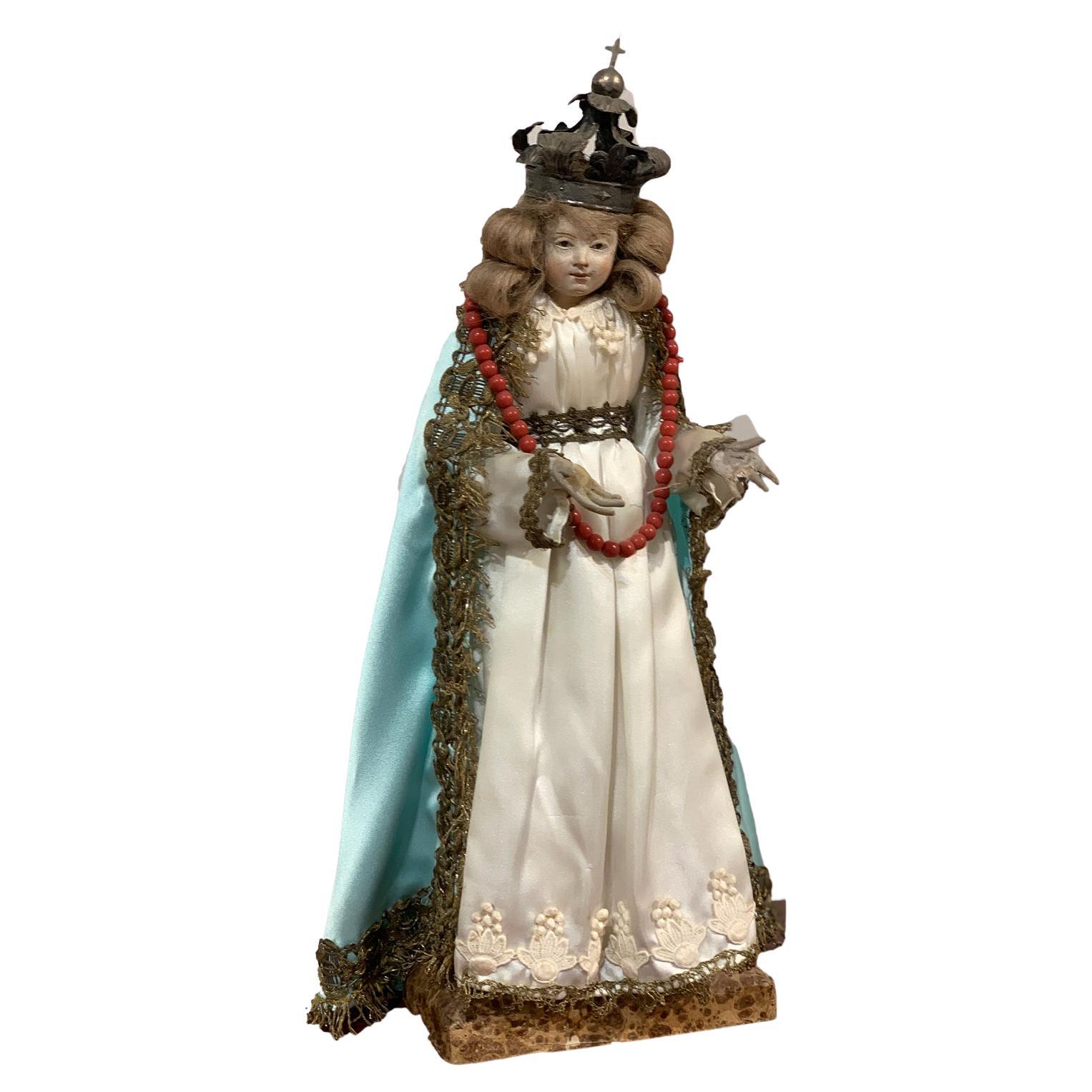 Votive Madonna aus dem späten 18. Jahrhundert im Angebot
