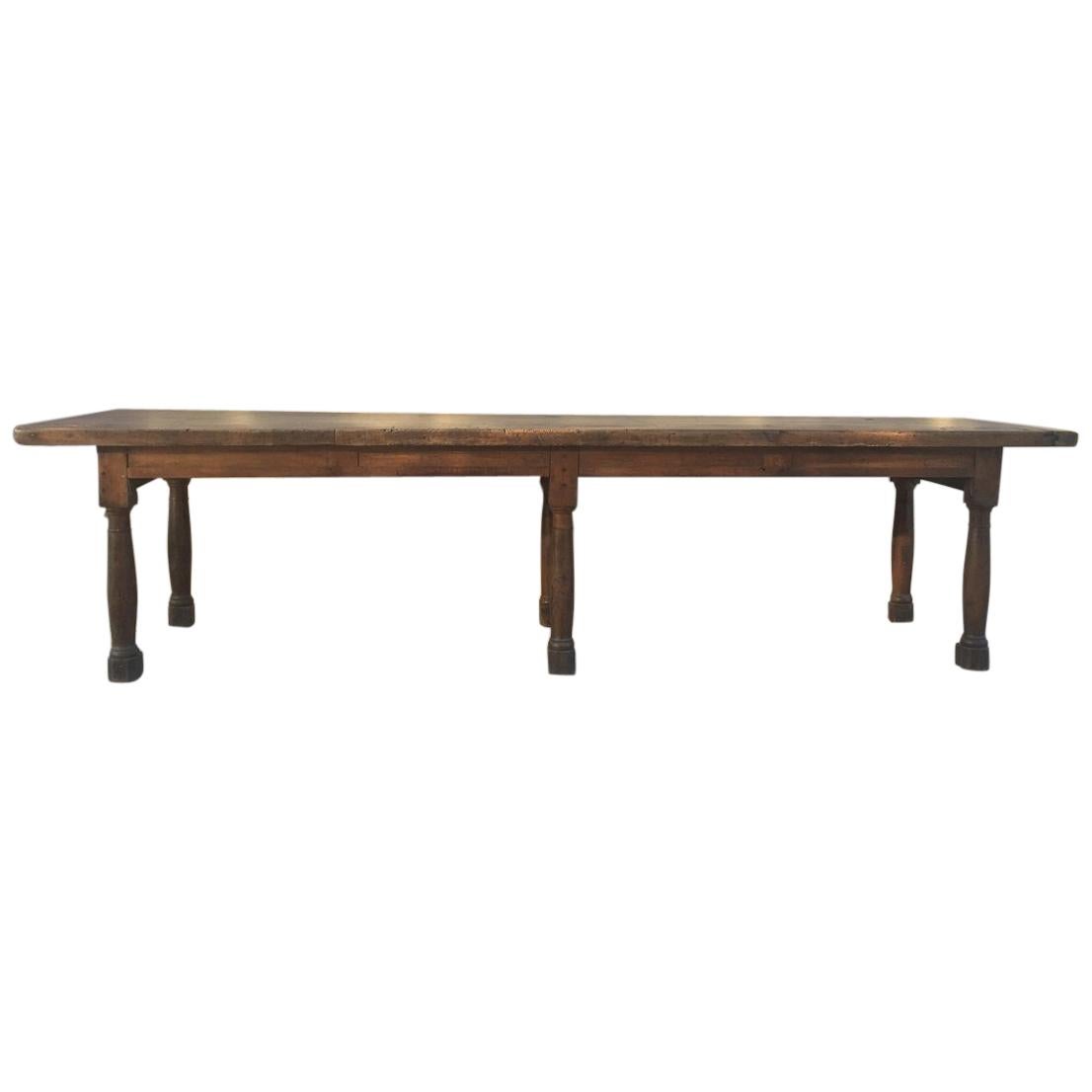 Late 18th Century Walnut Dining Table