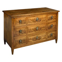 Late 18th Century Walnut Neoclassical Commode