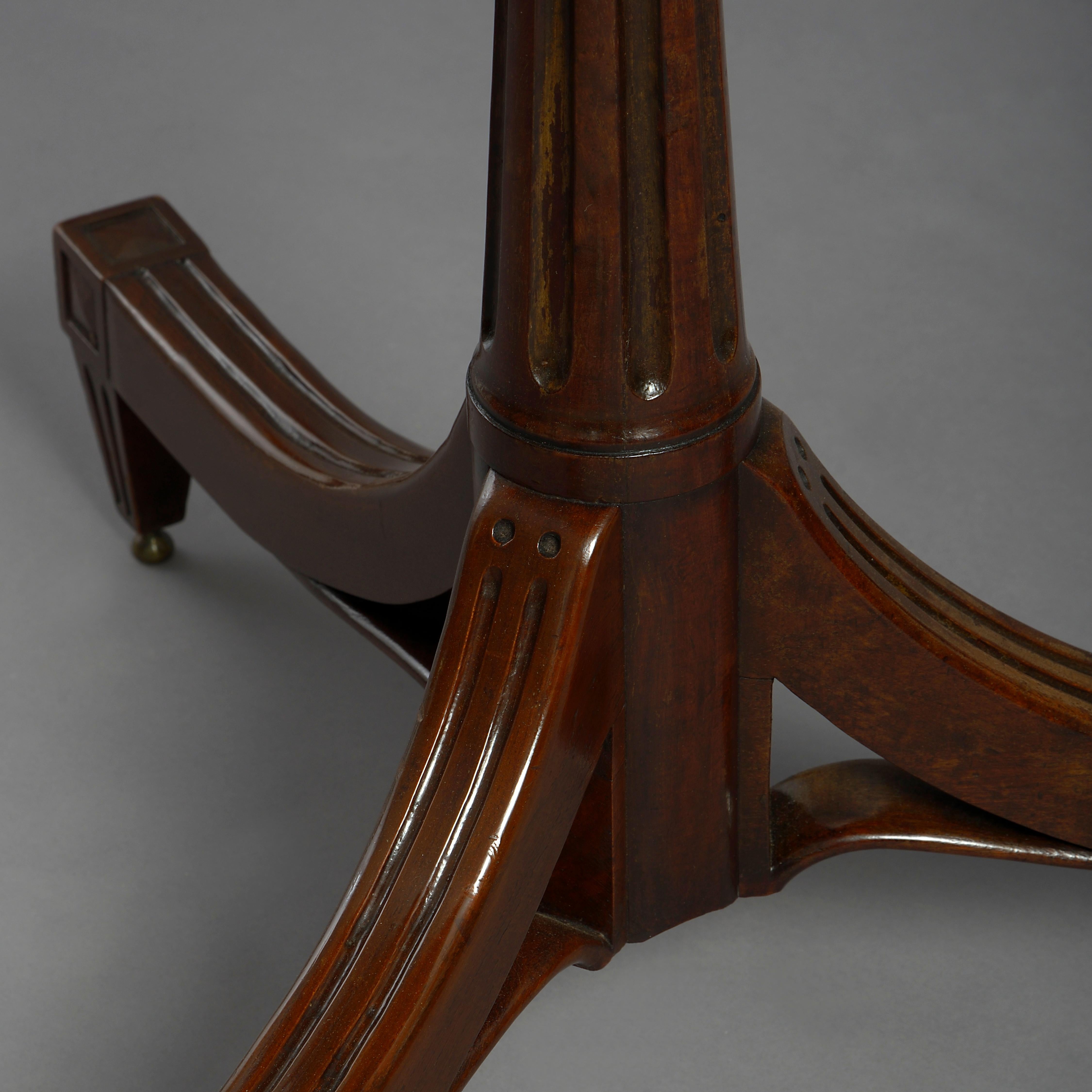 Dutch Late 18th Century Walnut Occasional Table with Specimen Top