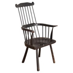 Welsh-Sessel mit Kammrückenlehne aus dem späten 18. Jahrhundert