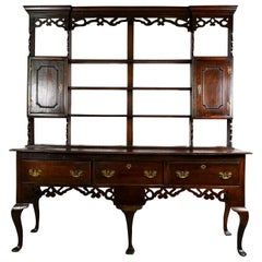 Used Late 18th Century Welsh Dresser of Reticulated Detail