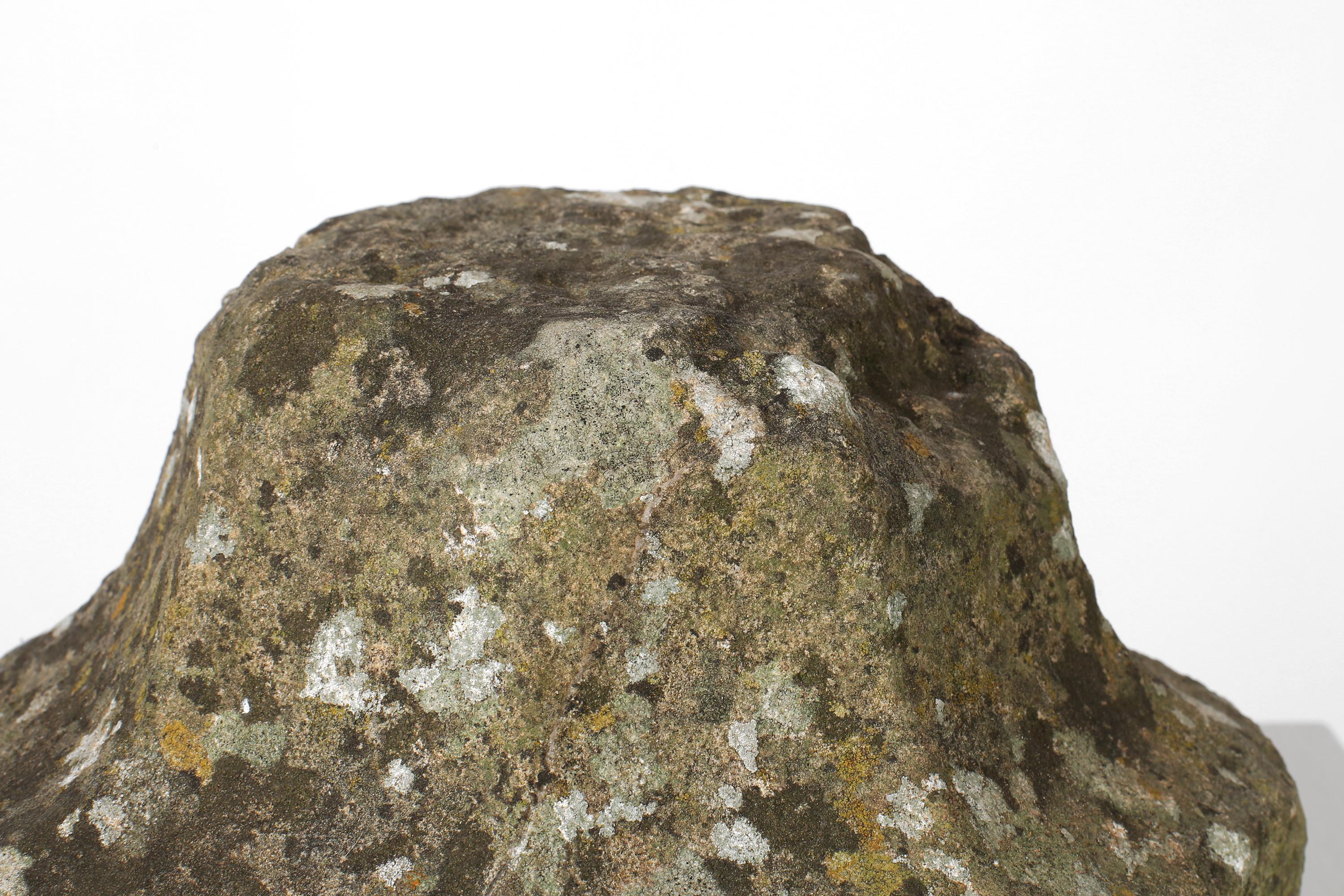 Late 18th Century Yorkstone Column Fragment In Distressed Condition For Sale In London, GB