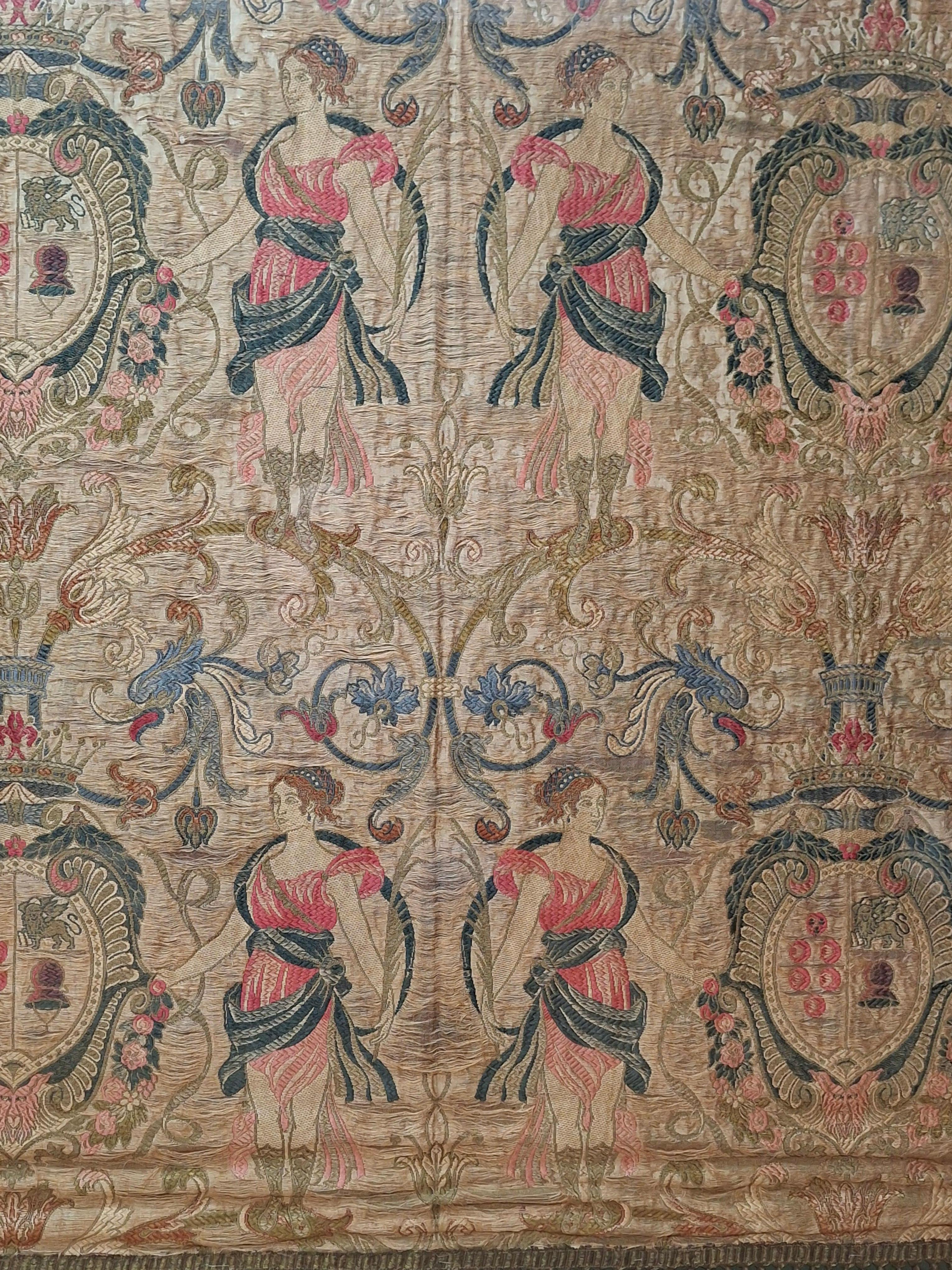 Silk Late 18th-Early 19th C. Venetian Tapestry For Sale