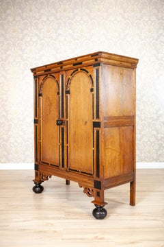 Late 18th / Early 19th Century Dutch Oak Cabinet in the Mannerist Style in brown