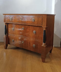 LATE 18th-EARLY 19th CENTURY EMPIRE CHEST OF DRAWERS WITH A SLIDING DESK