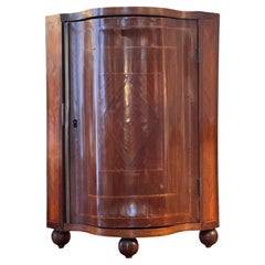 Late 18th–Early 19th Century Italian Miniature Inlaid Cabinet