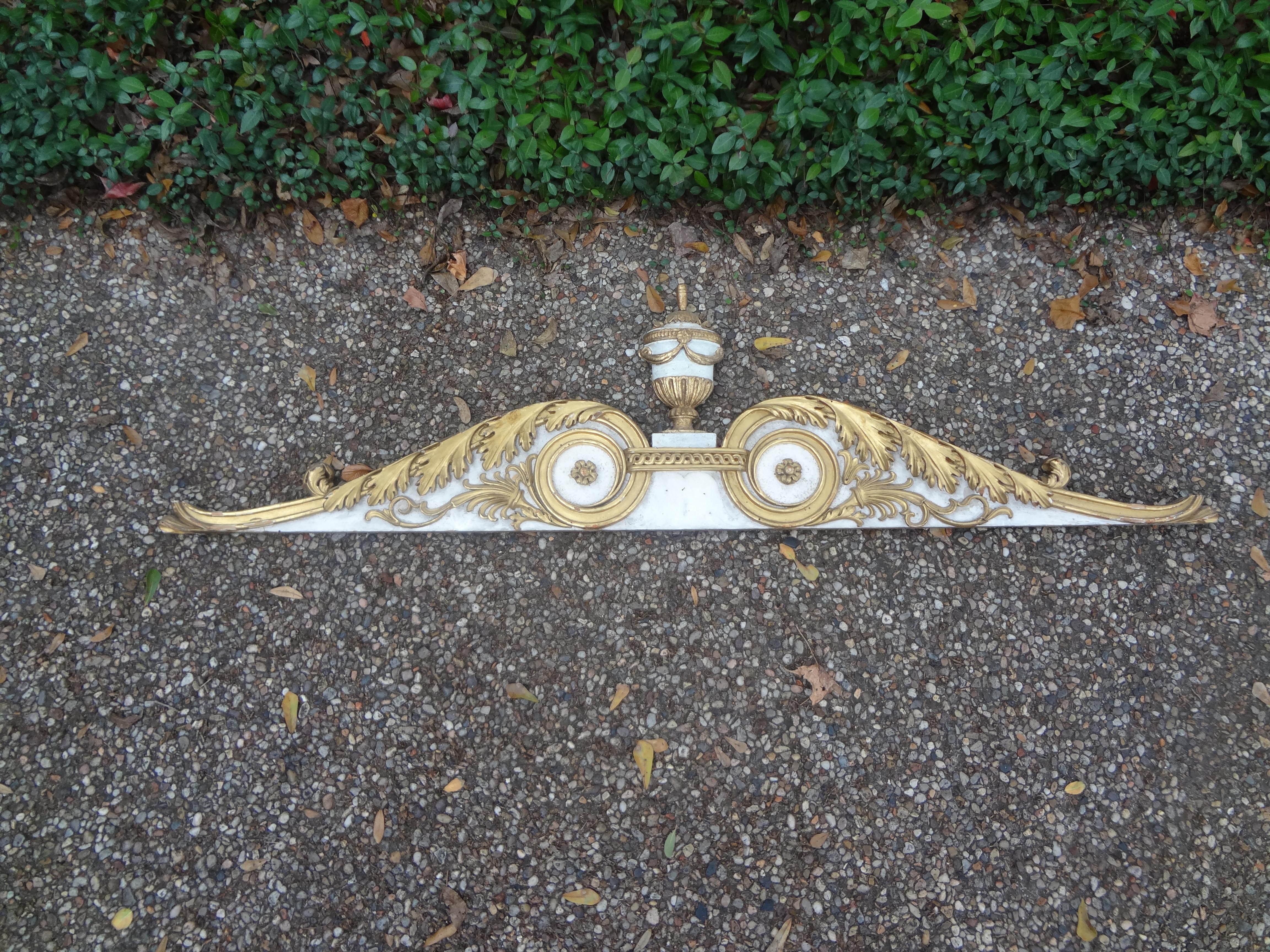 Late 18th-Early 19th Century Italian Painted and Parcel-Gilt Architectural For Sale 2