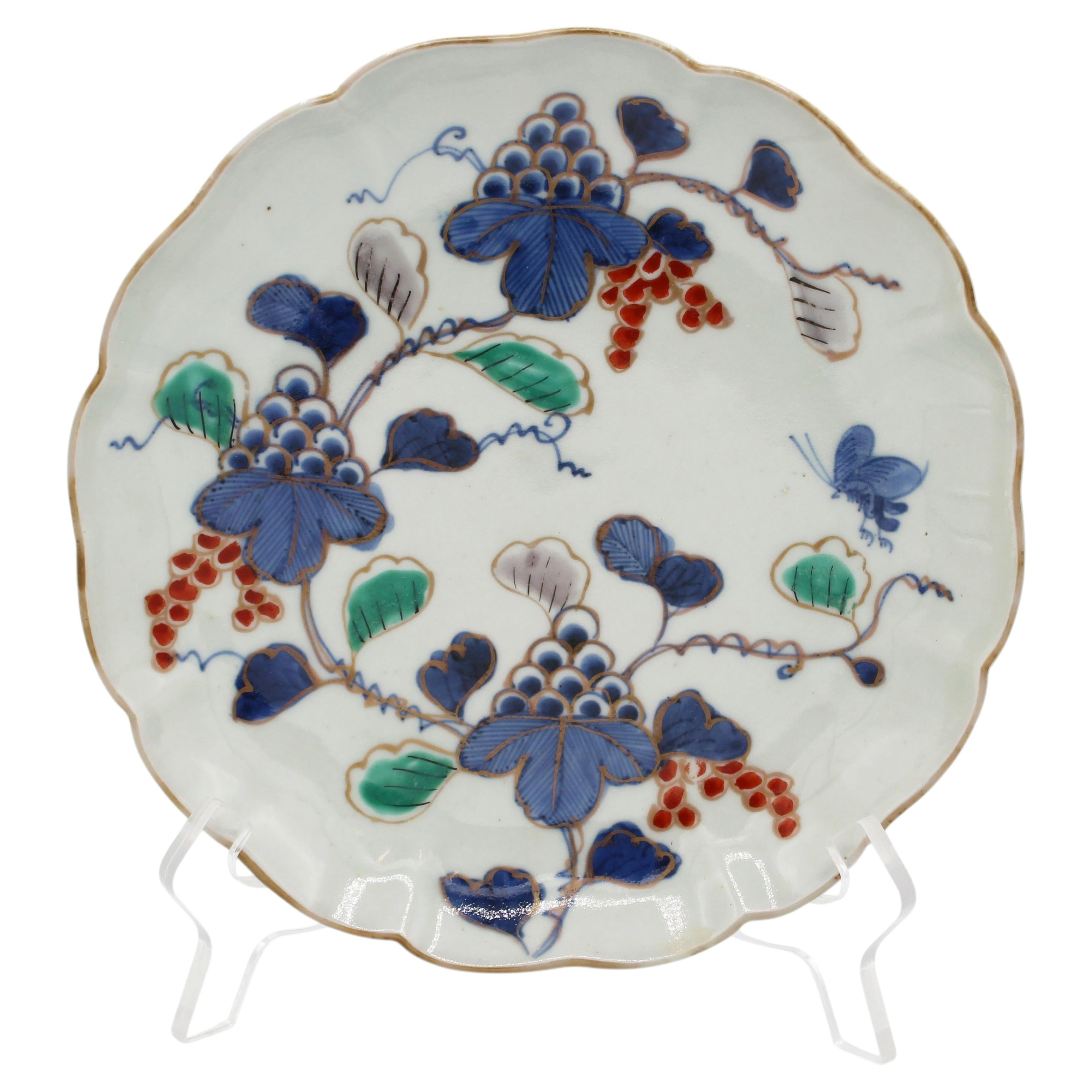 Late 18th-Early 19th Century Japanese Lobed Arita Plate