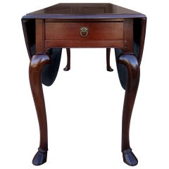 Late 18th-Early 19th Century Mahogany Drop Leaf Table
