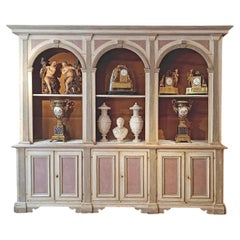 LATE 18TH-EARLY 19TH CENTURY PAINTED NEOCLASSICAL BOOKCASE