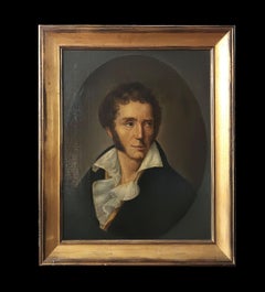 PORTRAIT D'UN JEUNE POÈTE DE LA FIN DU XVIIIe DÉCEMBRE AU DÉBUT DU XIXe SIÈCLE
