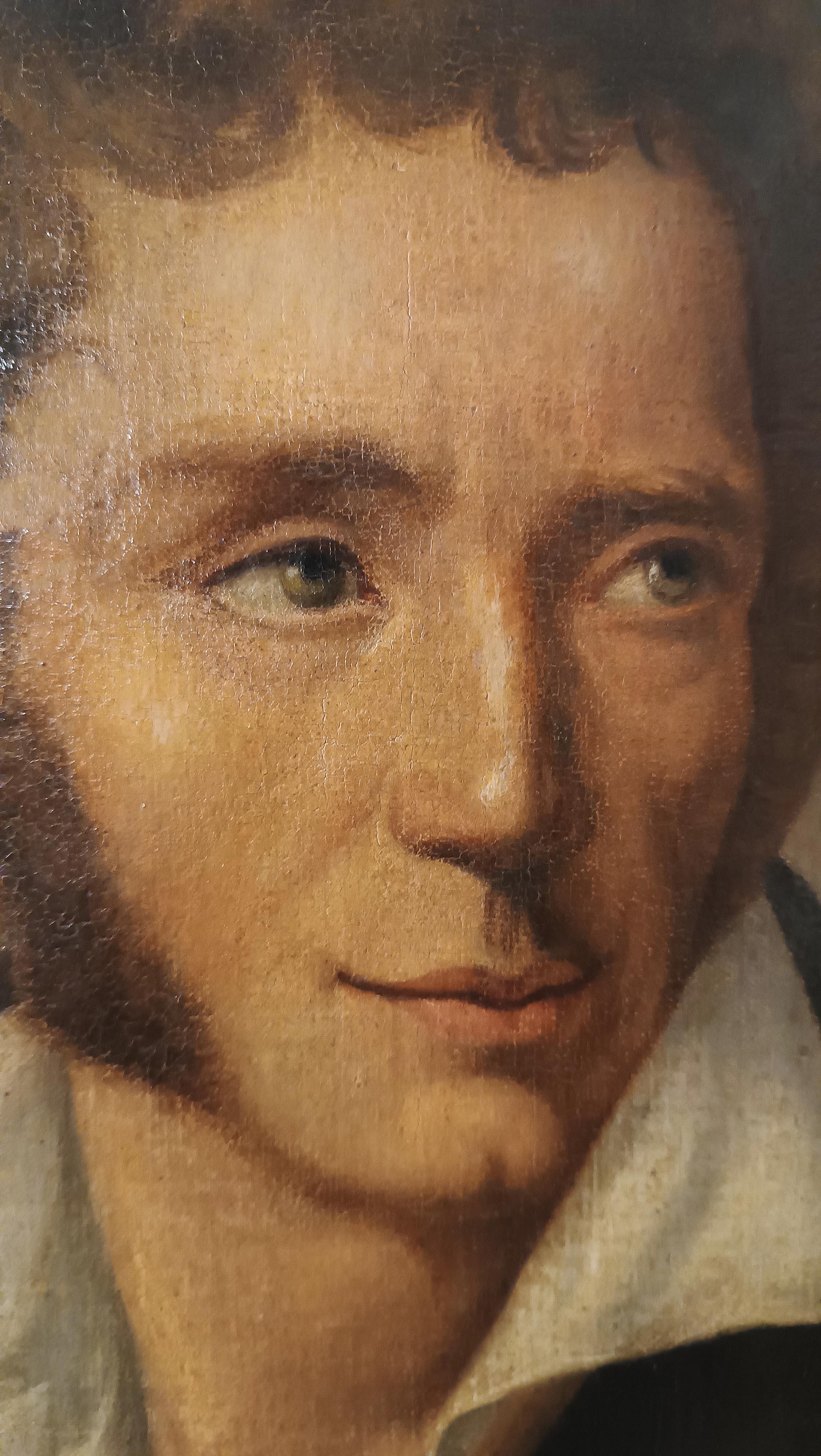 18th Century LATE 18th-EARLY 19th CENTURY PORTRAIT OF A YOUNG POET For Sale