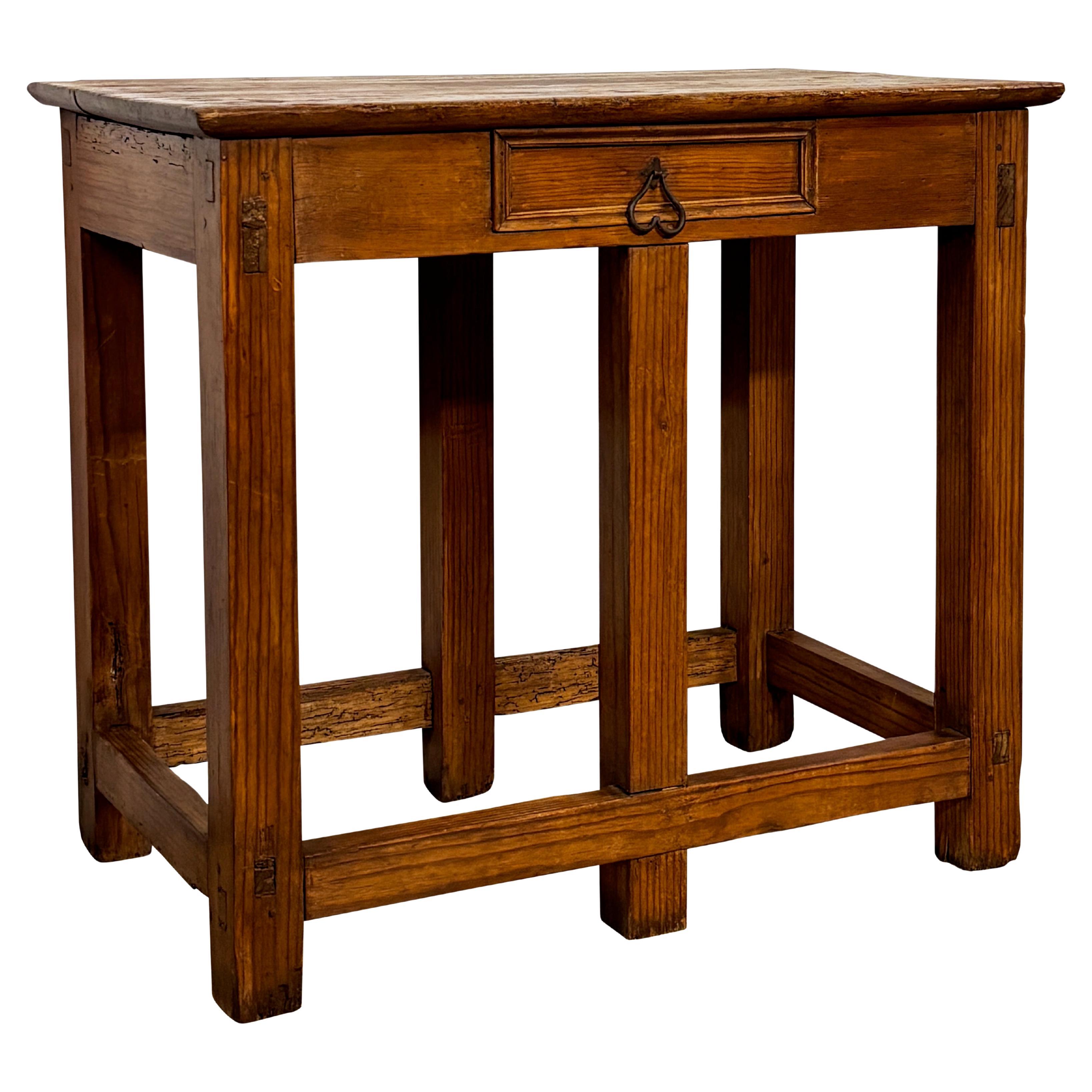 Late 18th - Early 19th Century Spanish Colonial / Latin American Pine Table