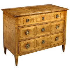 Late 18th Louis XVI Period Walnut Commode