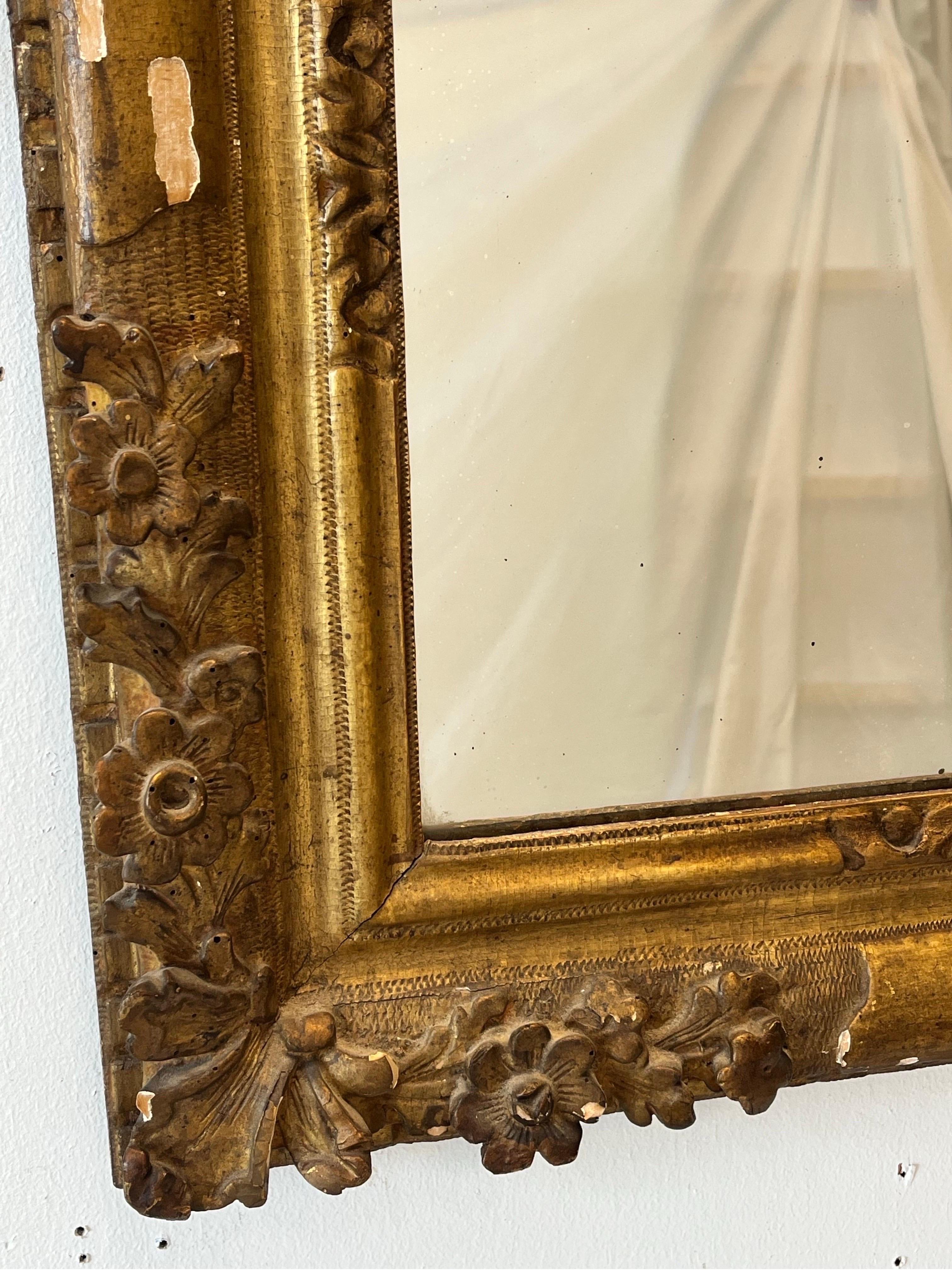 Late 18th or Early 19th Century Regence Louis XIII Style Ornate Cherub Mirror For Sale 10