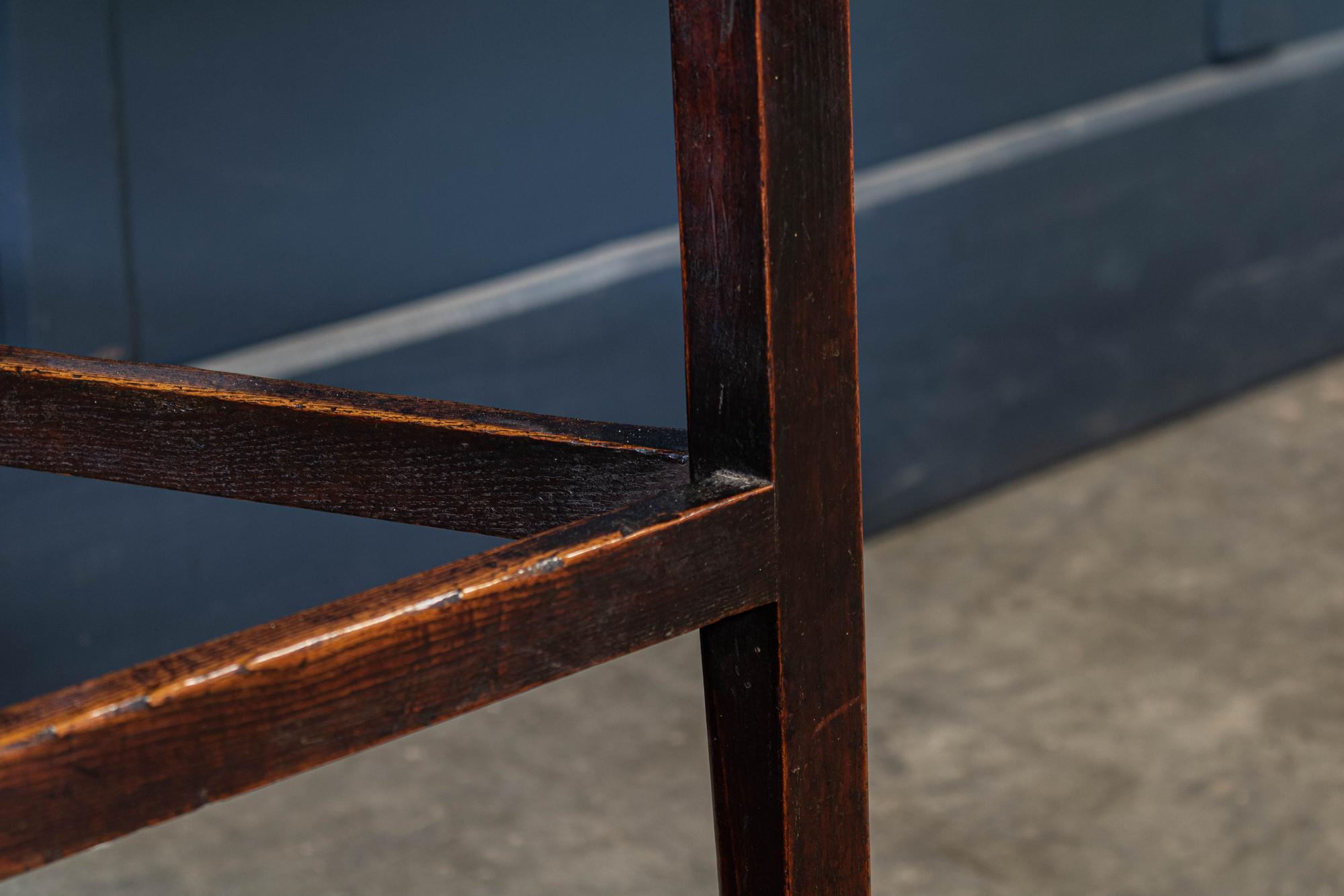 18th Century and Earlier Late 18thc English Ash & Fruitwood Cricket / Tavern Table