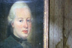 Late 18th Century English School Oil on Canvas of a Gentleman, circa 1780-1800