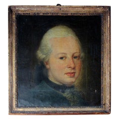 Late 18th Century English School Oil on Canvas of a Gentleman, circa 1780-1800