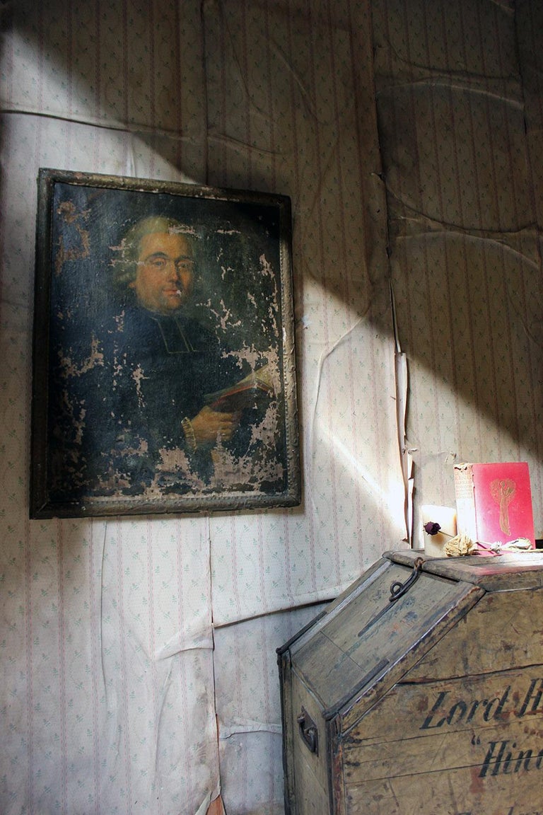 Late 18th Century French School Oil on Canvas Portrait of a Priest ...