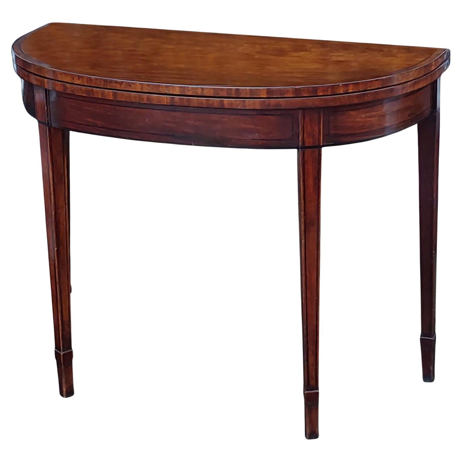 Late 18thC Georgian Mahogany Tea Table