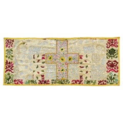Late 18thc Italian Alter Cloth Hand Made Applique