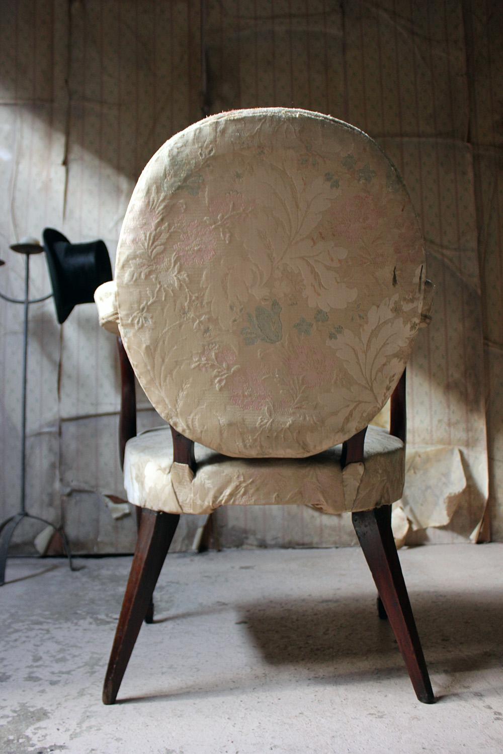 Late 18th Century Scottish Oval-Back Armchair, circa 1780-1790 For Sale 8