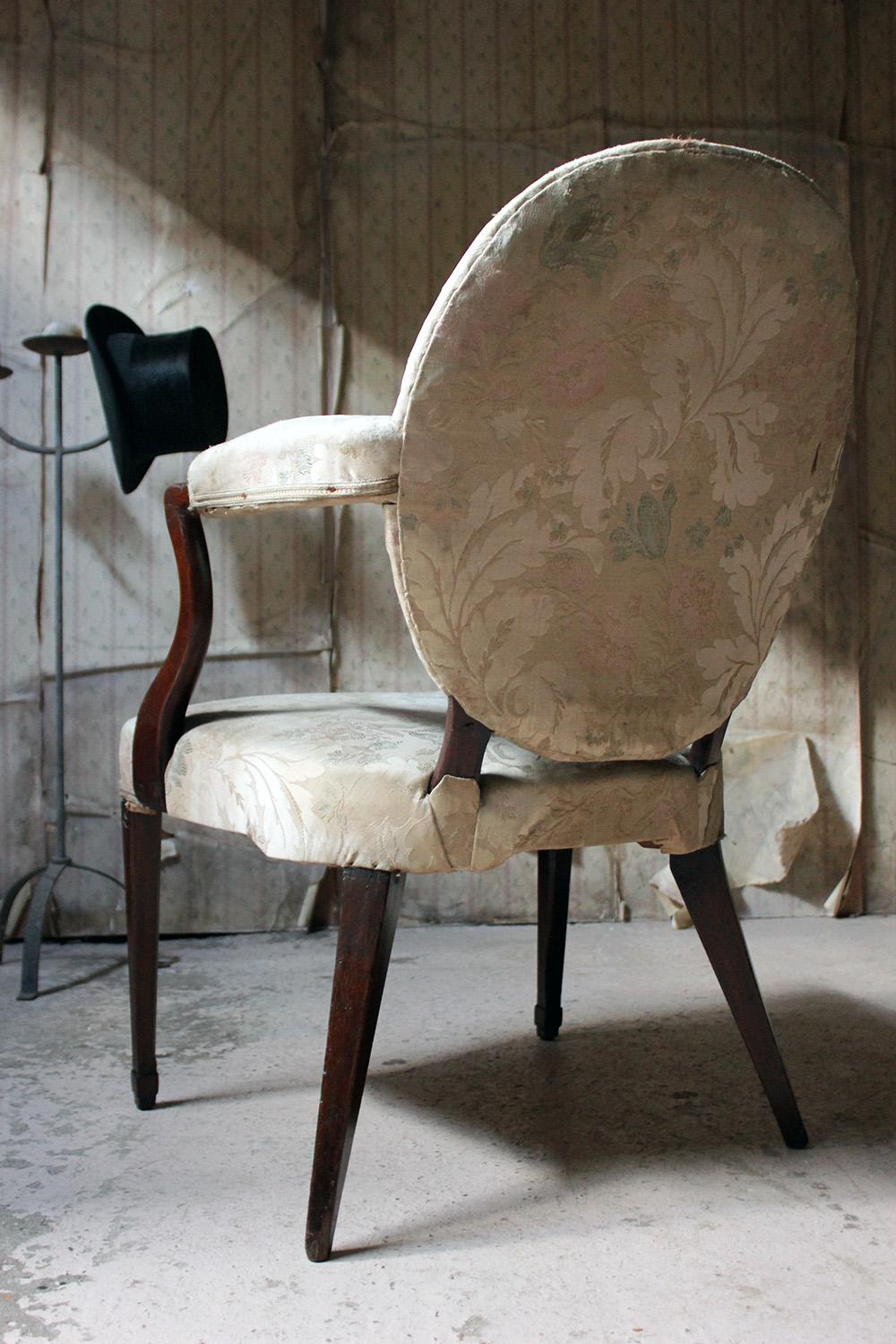 Late 18th Century Scottish Oval-Back Armchair, circa 1780-1790 For Sale 10